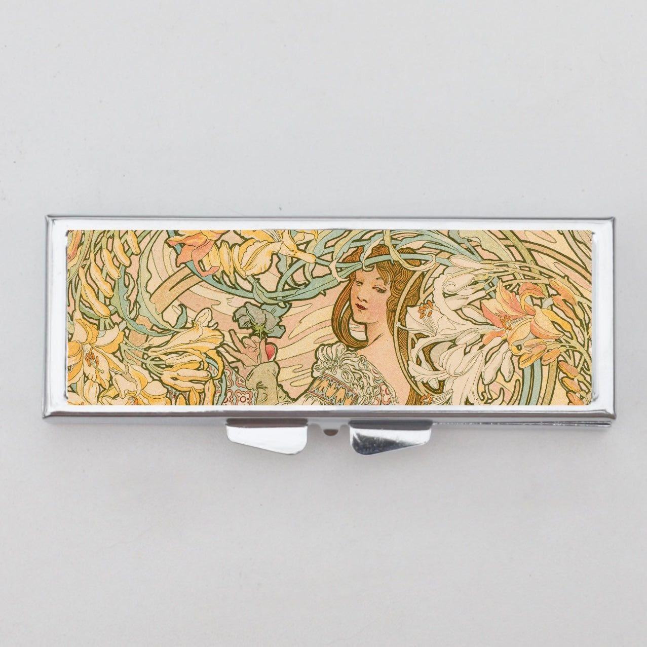 Mucha Rectangle Pill Box