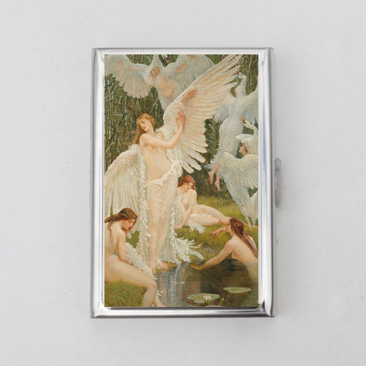 Swan Maidens Card Holder OR Cigarette Case