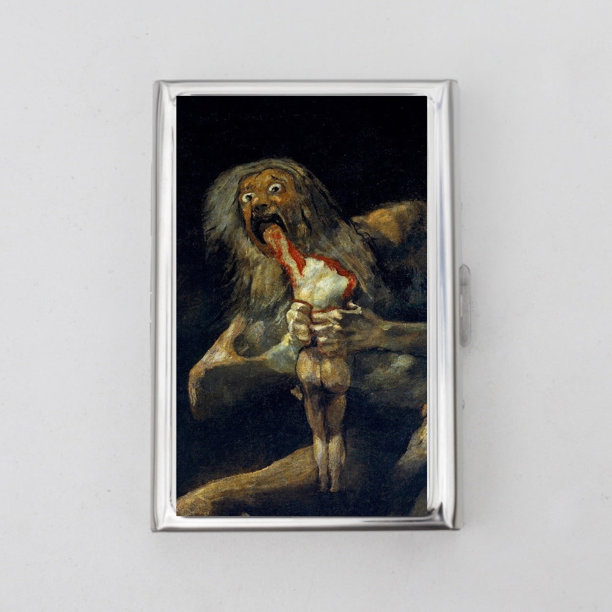 Saturn Devouring His Son Card Holder OR Cigarette Case