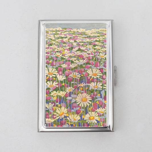 Groovy Flowers Card Holder OR Cigarette Case