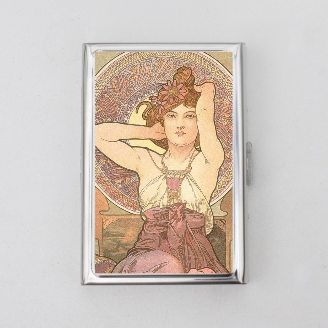 Alphonse Mucha Card Holder OR Cigarette Case