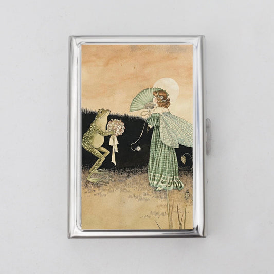 Fairy and Frog Card Holder OR Cigarette Case