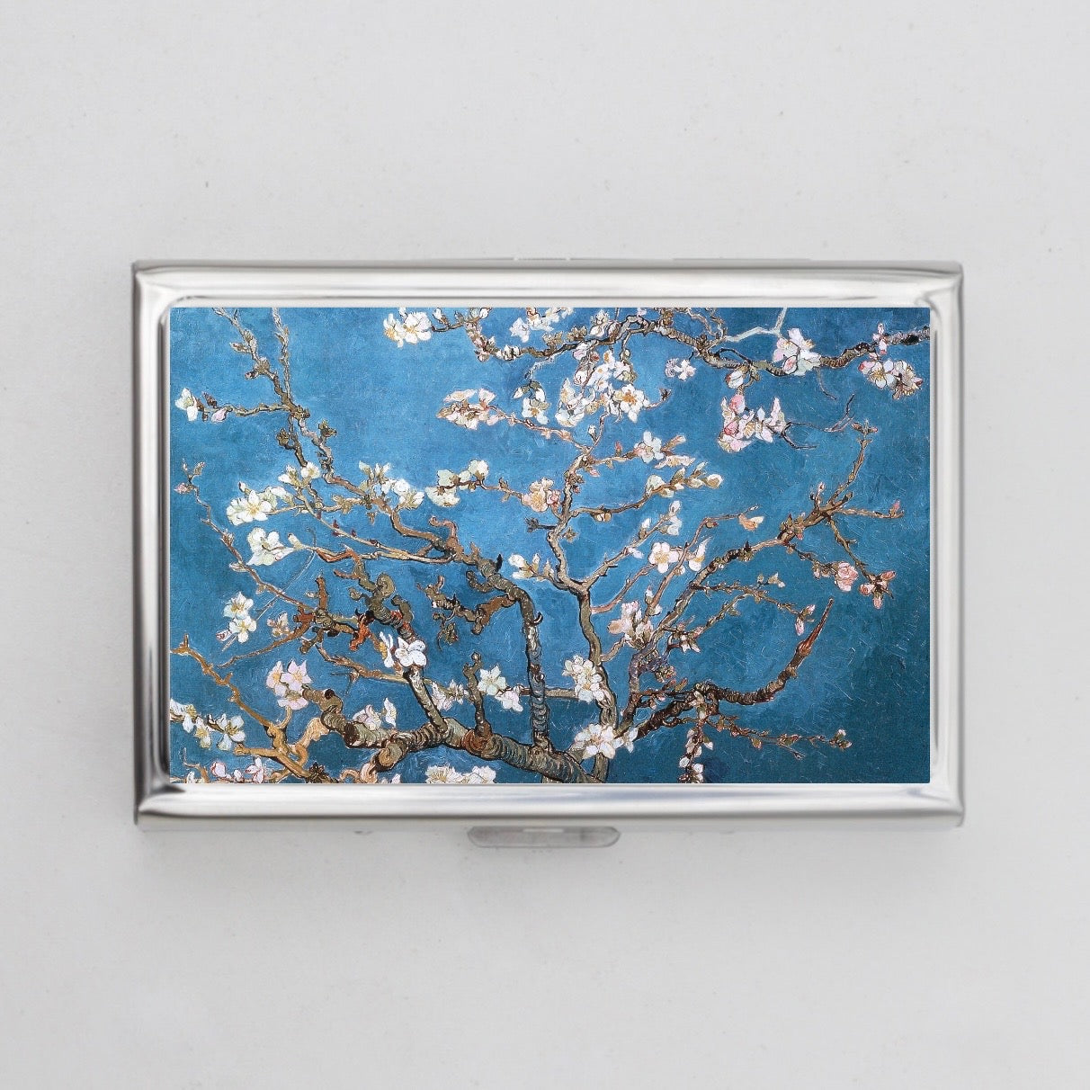 Almond Blossoms Van Gogh Card Holder OR Cigarette Case