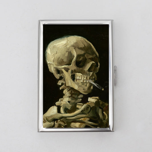 Skeleton Smoking Card Holder OR Cigarette Case