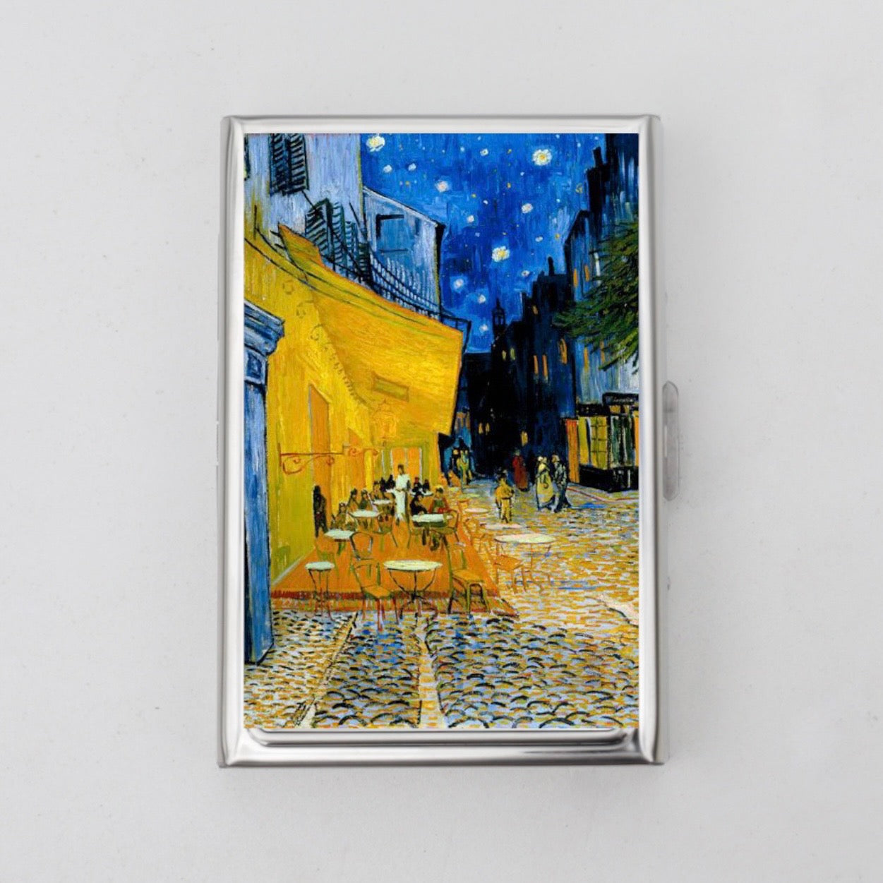 Cafe Terrace at Night Card Holder OR Cigarette Case