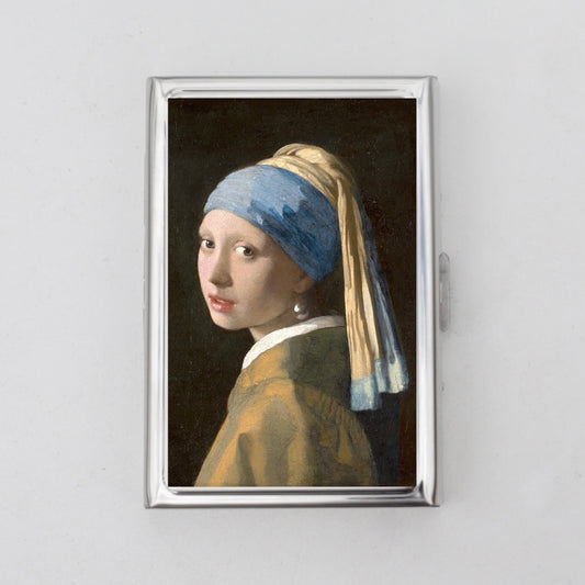 The Girl with the Pearl Earrings Card Holder OR Cigarette Case