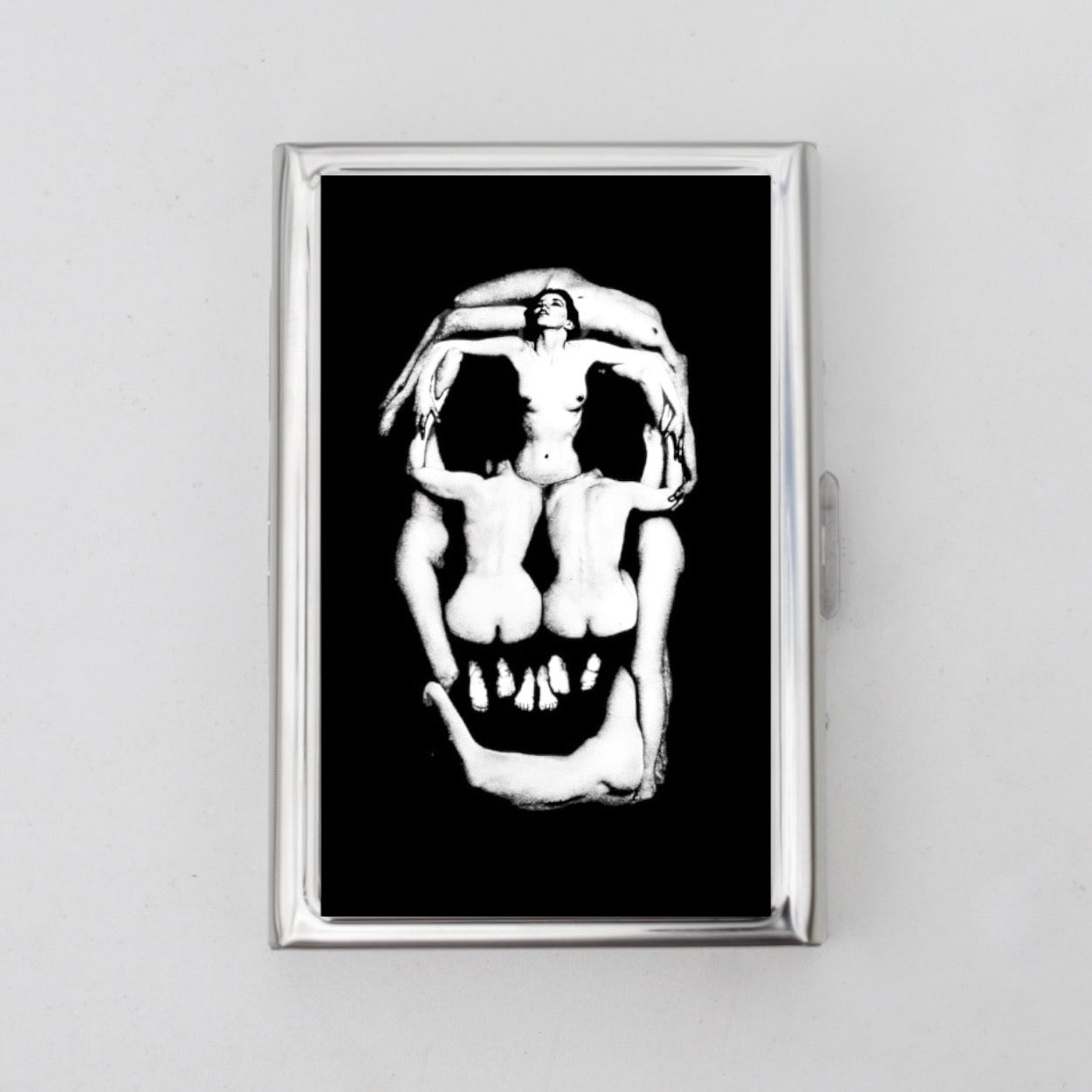 Woman’s Forming Skull Head Card Holder OR Cigarette Case