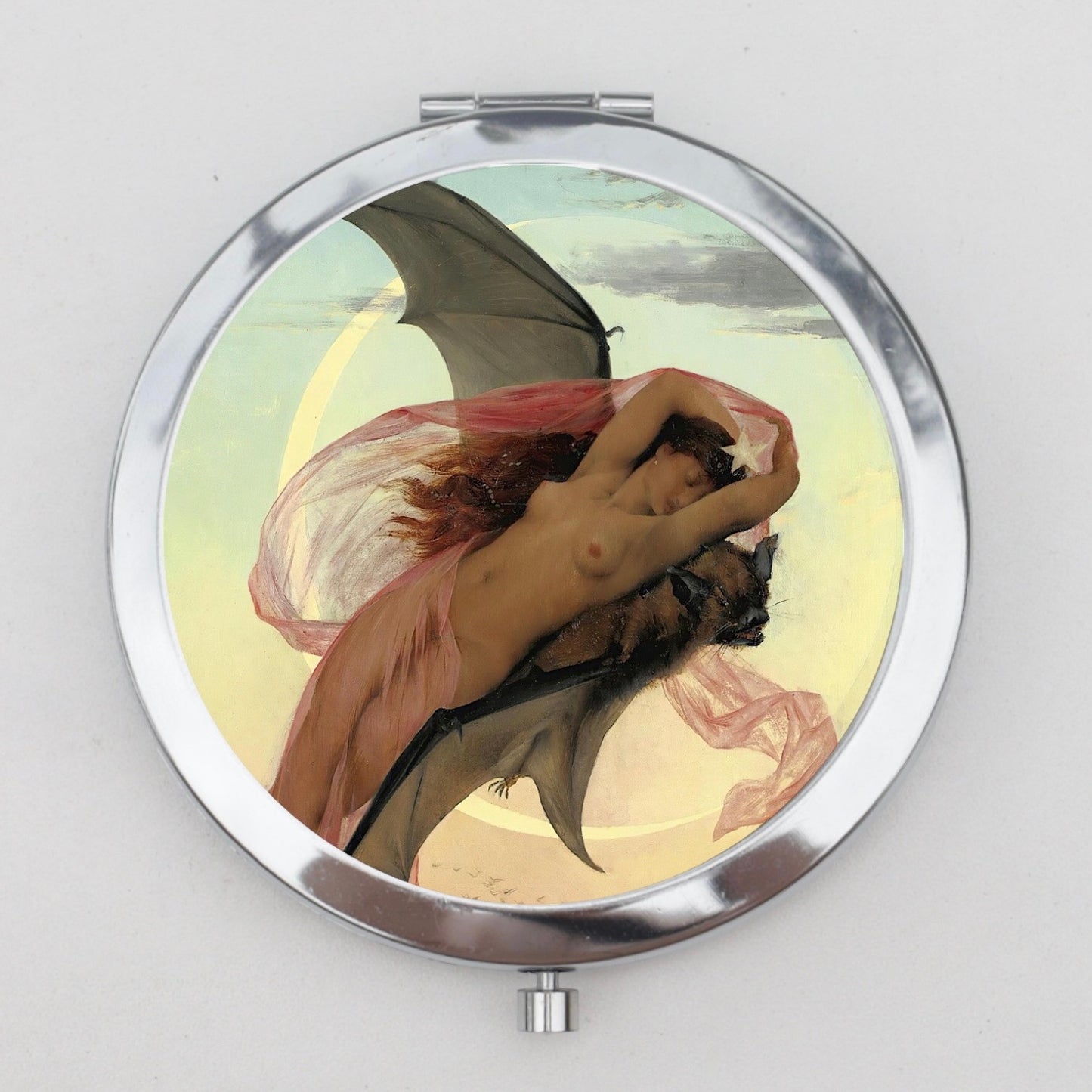 Moonlit Compact Mirror OR Pill Box