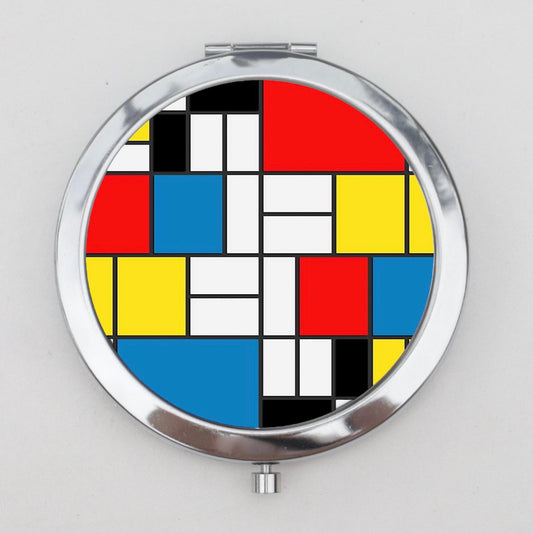 Mondrian Compact Mirror OR Pill Box