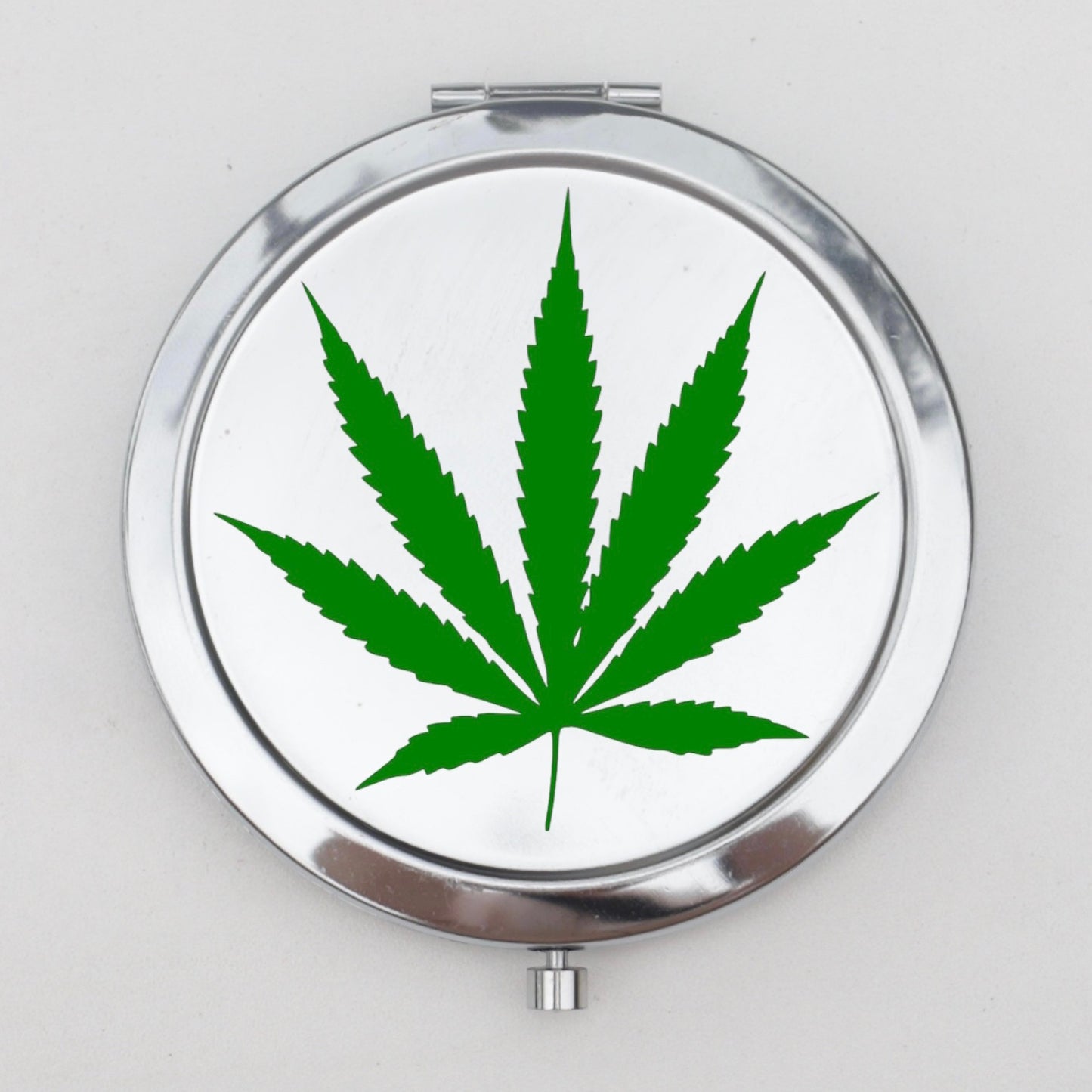 Weef Leaf Compact Mirror OR Pill Box