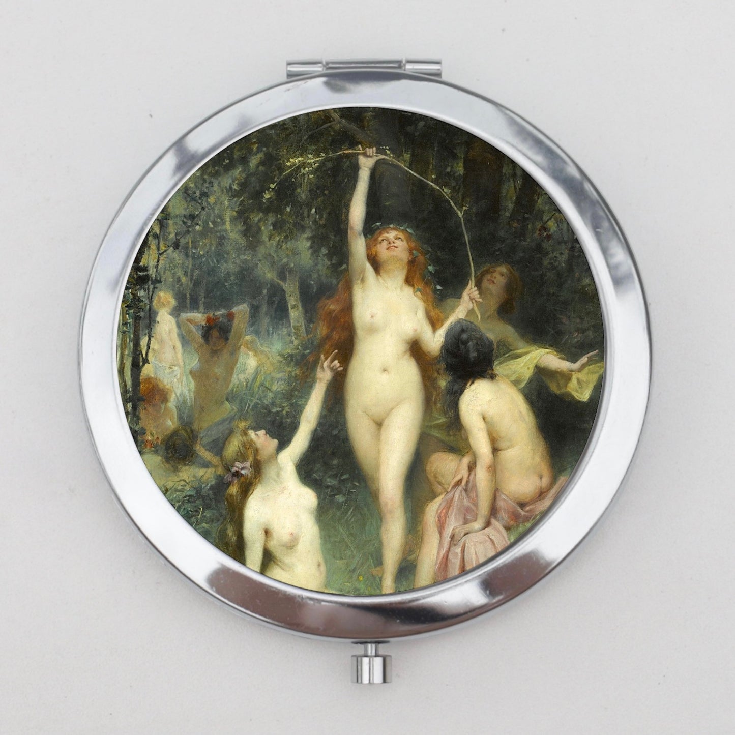 Nymphs in the Forest Compact Mirror OR Pill Box