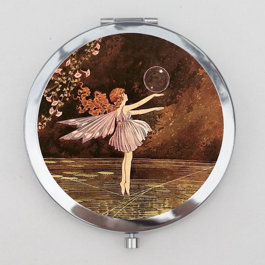 Fairy with Bubbles Compact Mirror OR Pill Box