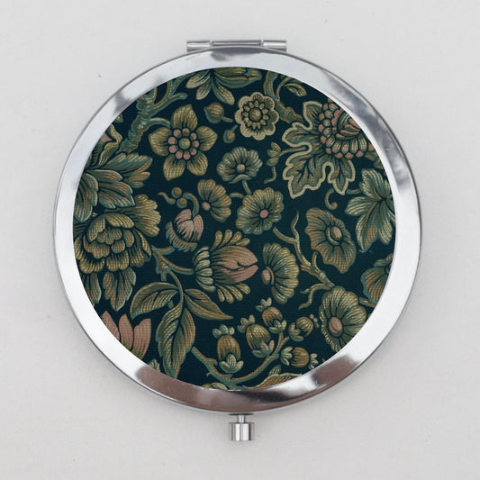 Floral Compact Mirror OR Pill Box