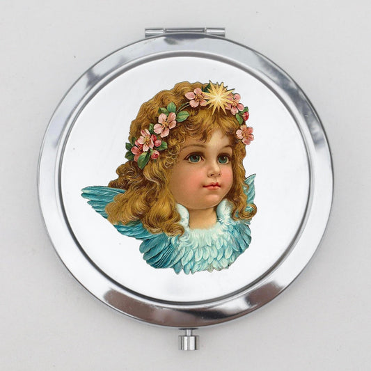 Cherub Compact Mirror OR Pill Box