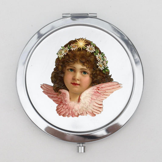 Cherub Compact Mirror OR Pill Box