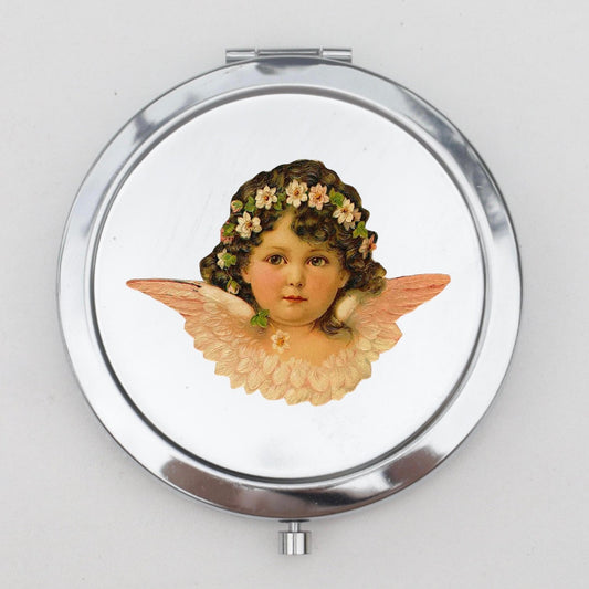 Cherub Compact Mirror OR Pill Box