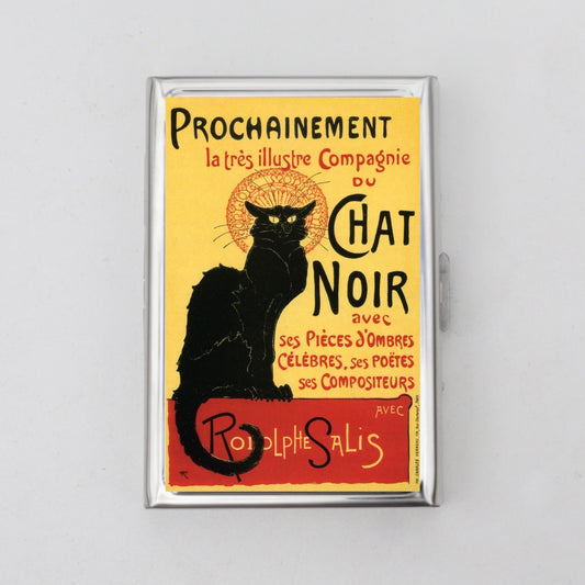 Chat Noir Card Holder OR Cigarette Case