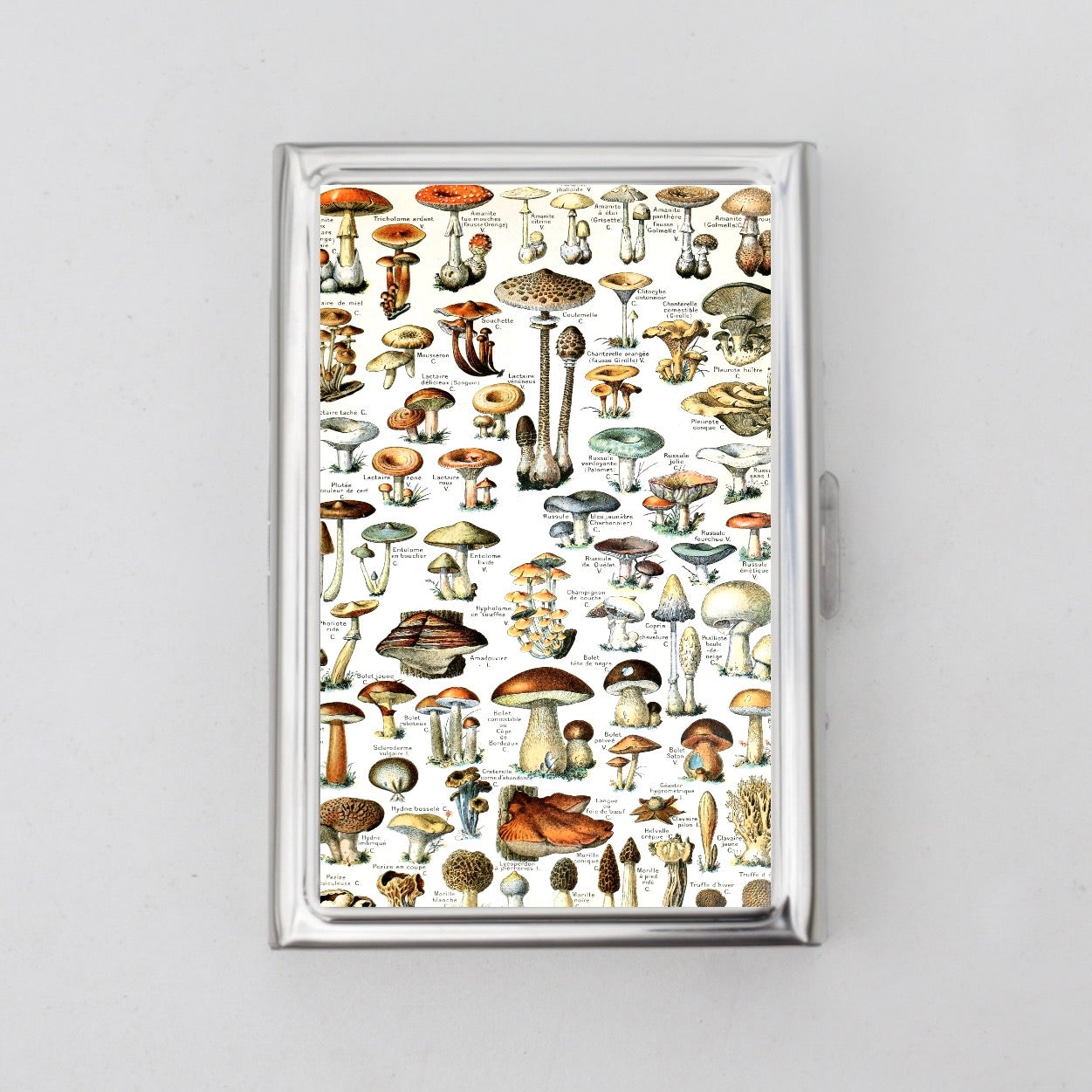 Mushroom Chart Card Holder OR Cigarette Case