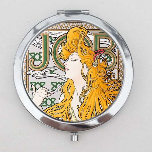 Alphonse Mucha Compact Mirror OR Pill Box