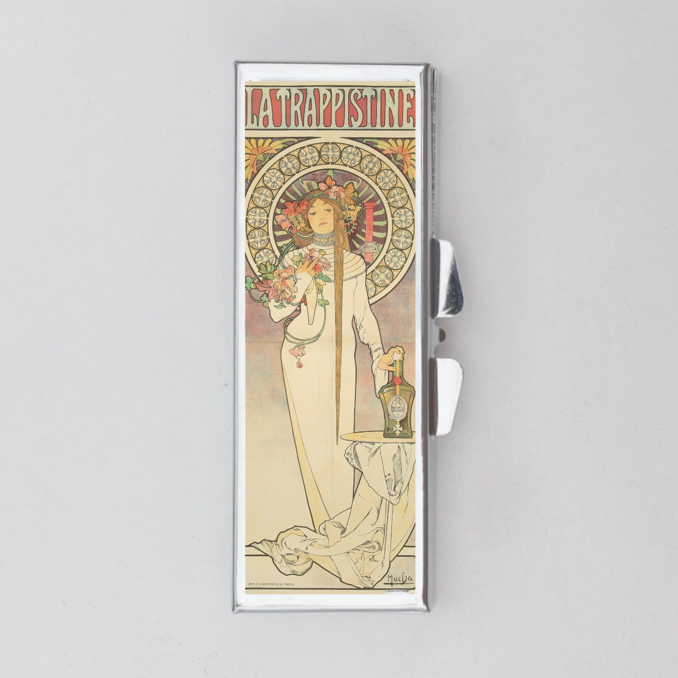 Alphonse Mucha Rectangle Pill Box