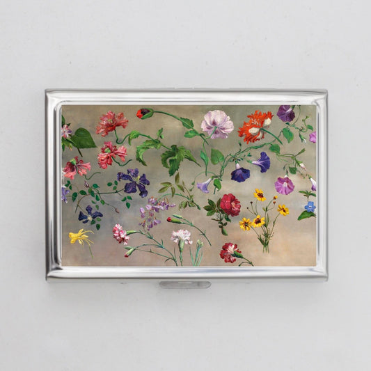 Floral Card Holder OR Cigarette Case