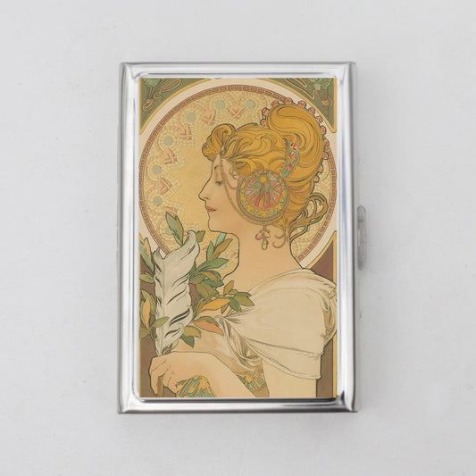 Alphonse Mucha Card Holder OR Cigarette Case