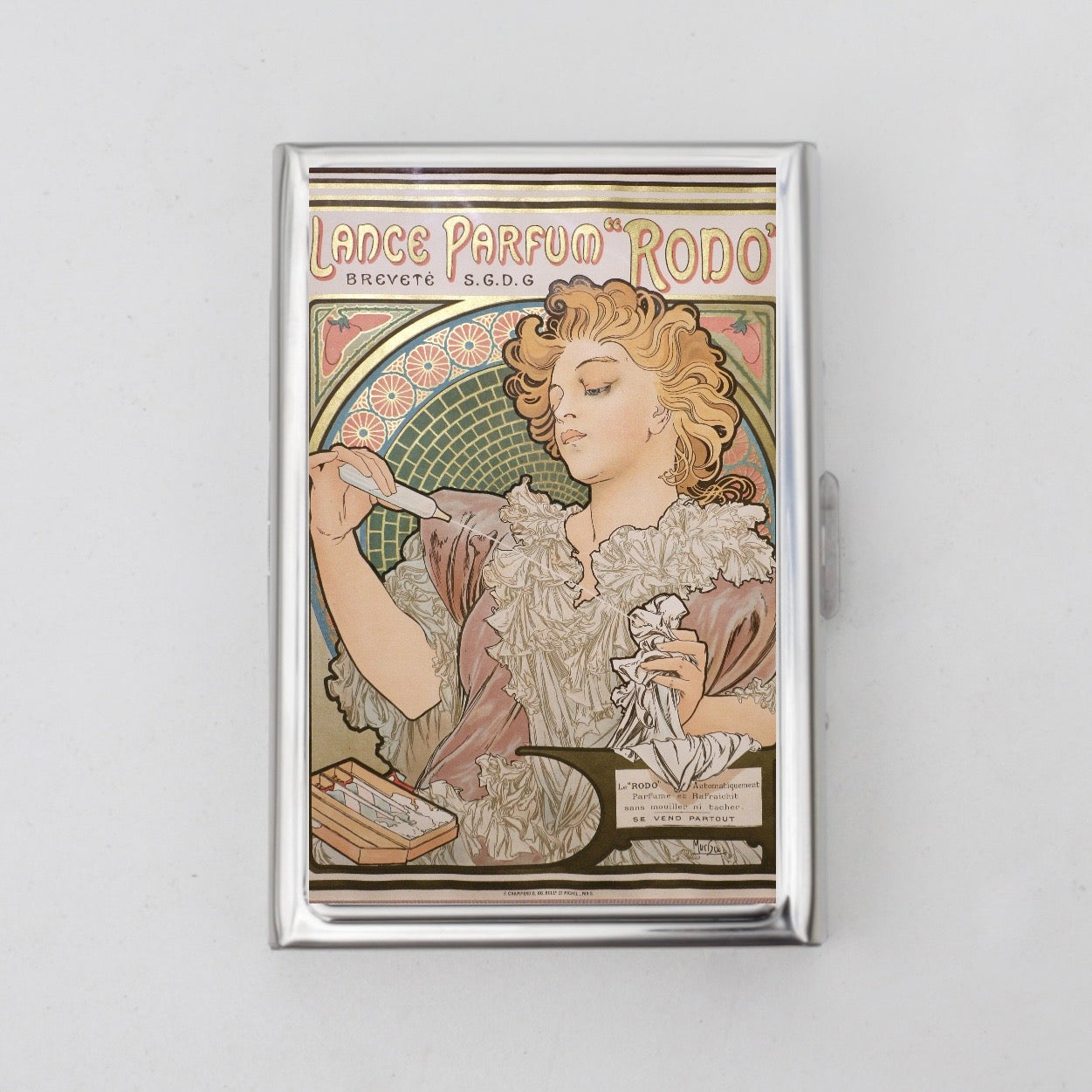 Alphonse Mucha Card Holder OR Cigarette Case