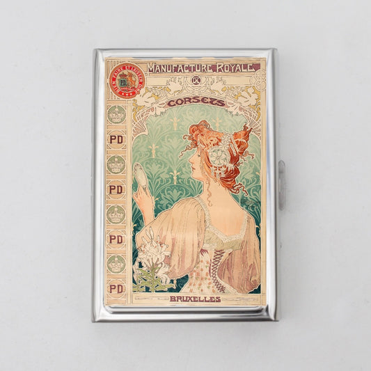 Alphonse Mucha Card Holder OR Cigarette Case