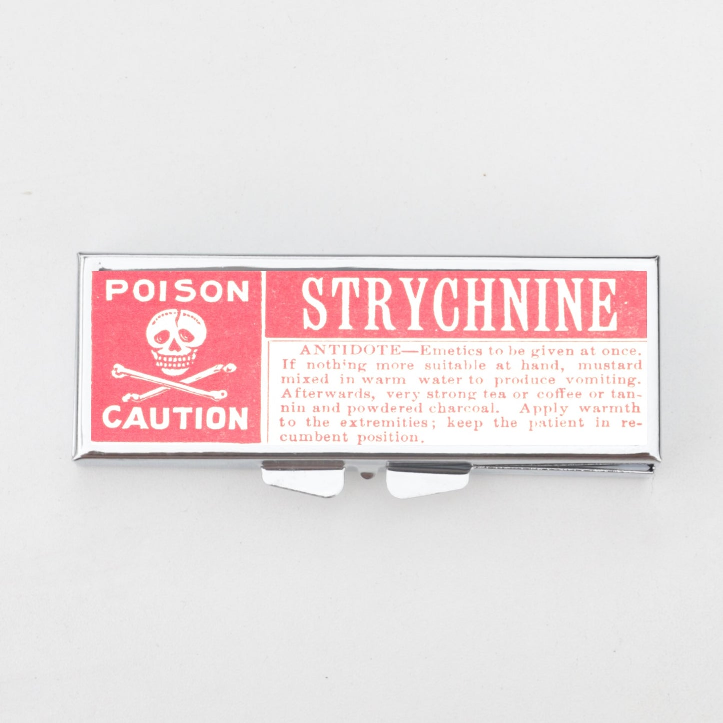 Strychnine Antidote Rectangle Pill Box