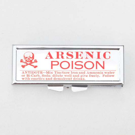 Arsenic Antidote Rectangle Pill Box