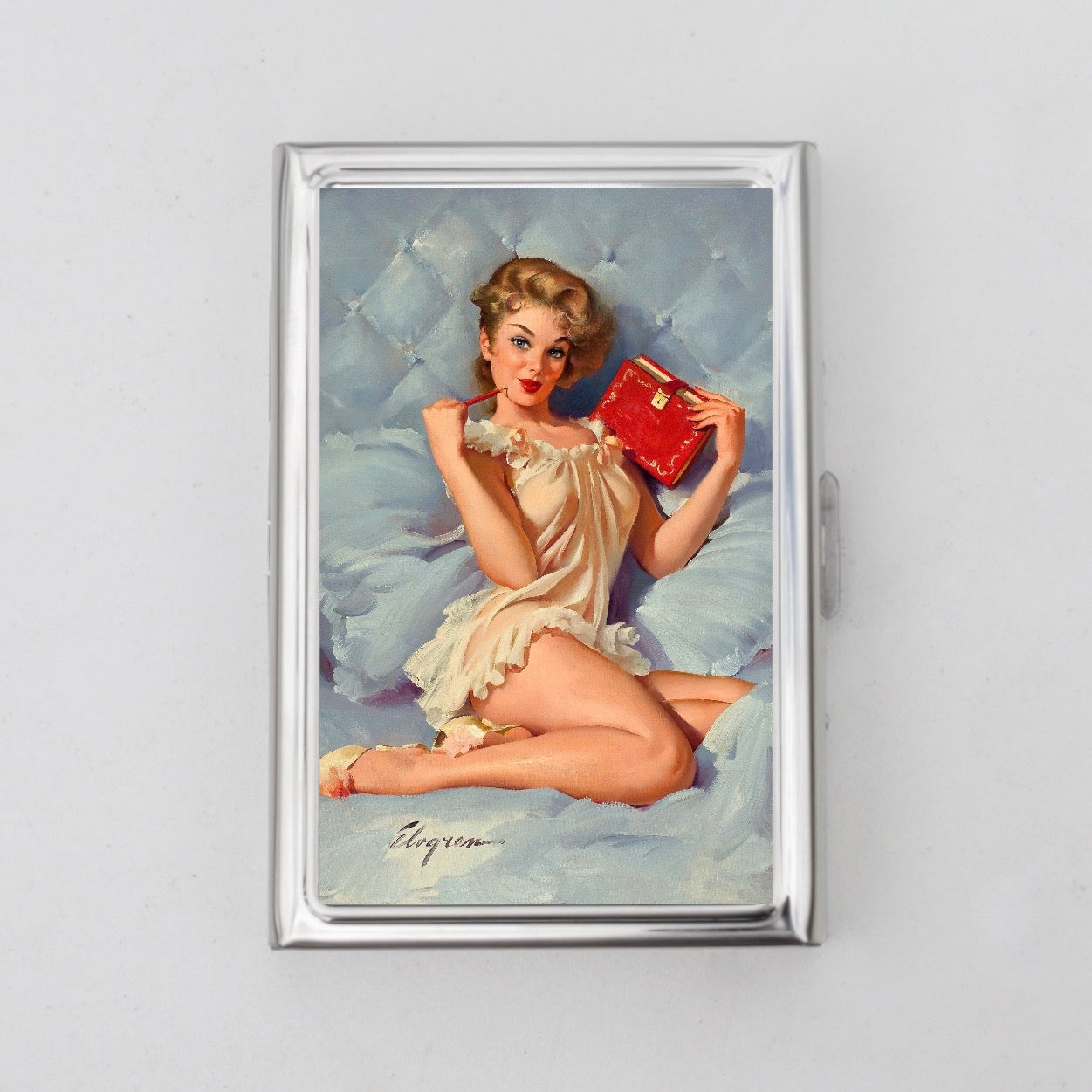 Sexy Pin Up Card Holder OR Cigarette Case