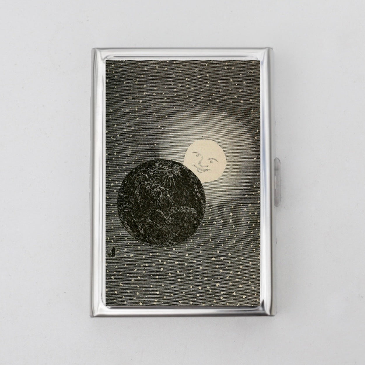 Sun and Moon Card Holder OR Cigarette Case