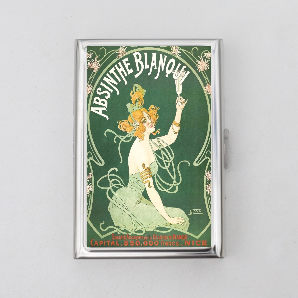 Absinthe Blanoui Card Holder OR Cigarette Case