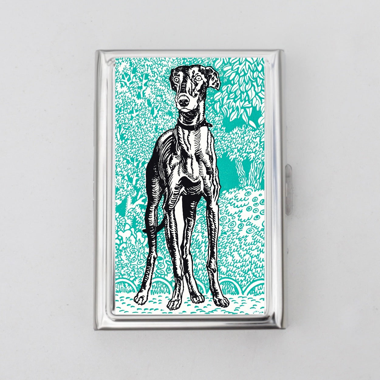 Greyhound Card Holder OR Cigarette Case