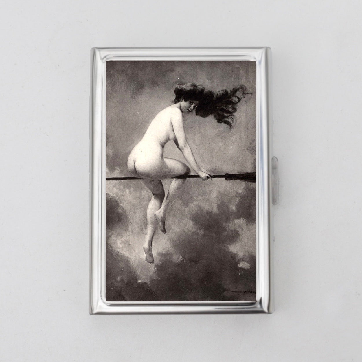 Nude Witch Card Holder OR Cigarette Case