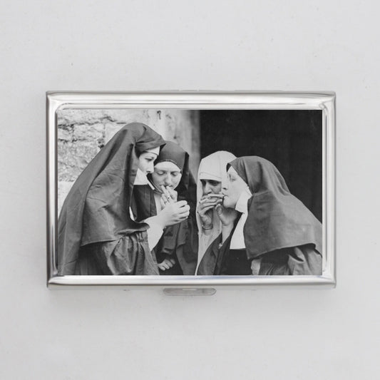 Nuns Smoking Card Holder OR Cigarette Case