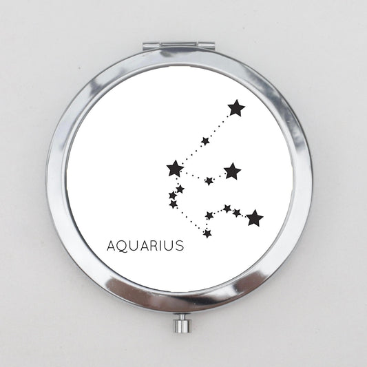 Aquarius Compact Mirror OR Pill Box