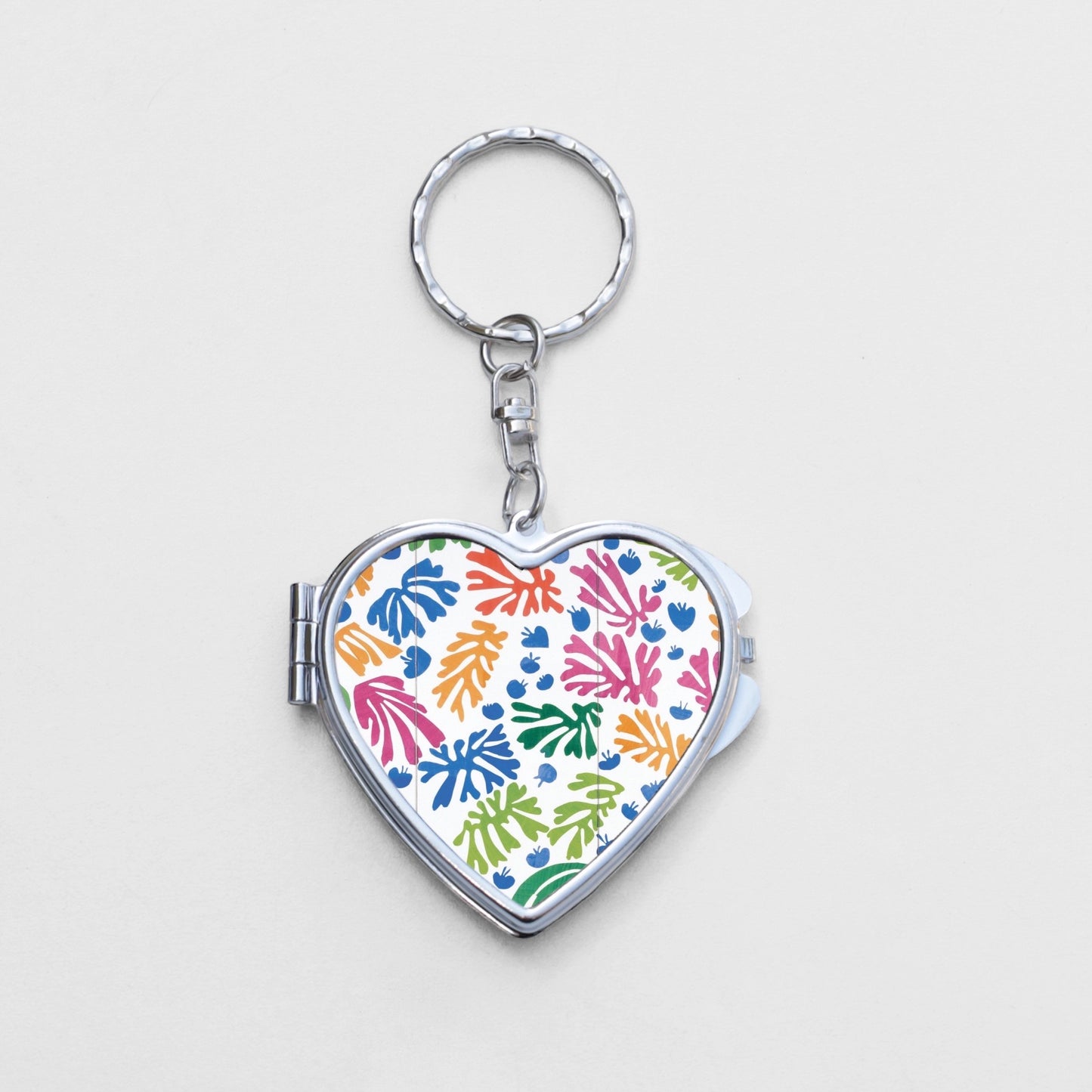 The Sheaf Heart Shaped Mirror KeyChain