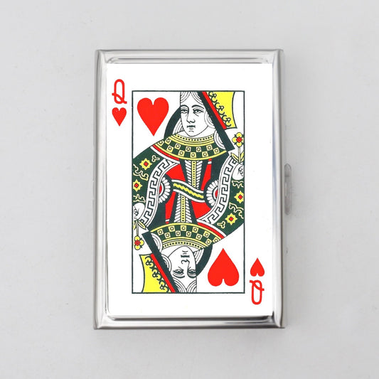 Queen of Hearts Card Holder OR Cigarette Case