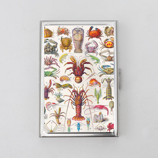 Crustacean Chart Card Holder OR Cigarette Case