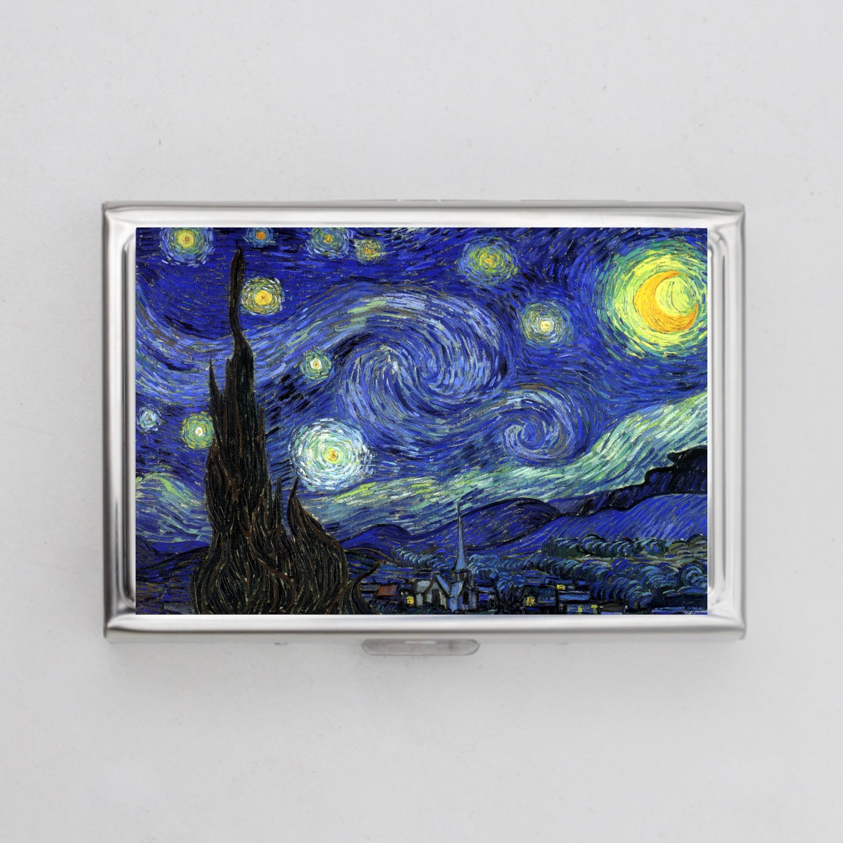 Starry Night Card Holder OR Cigarette Case