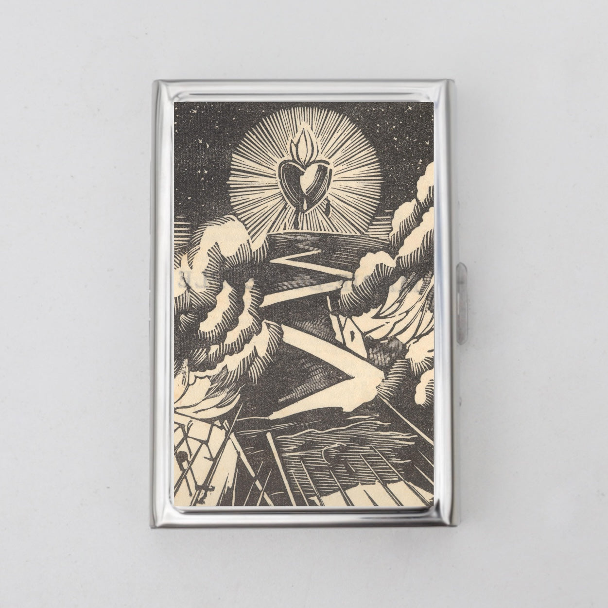 Sacred Heart Card Holder OR Cigarette Case