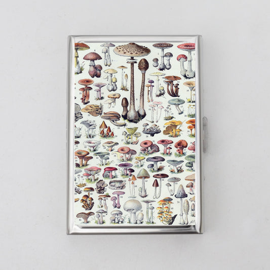 Mushroom Chart Card Holder OR Cigarette Case