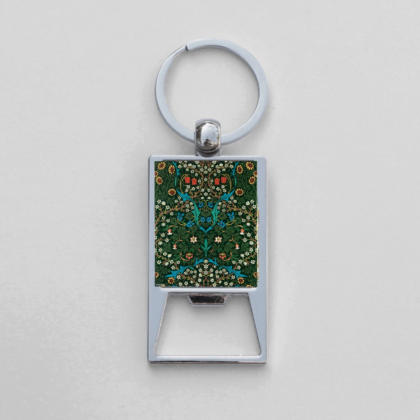 Art Nouveau Keychain Bottle Opener