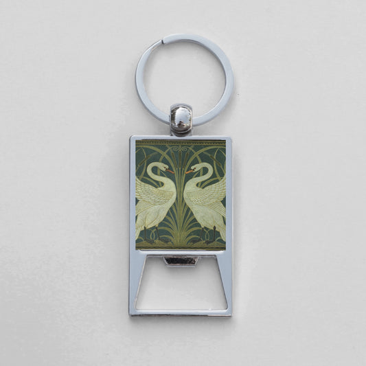 Art Nouveau Keychain Bottle Opener