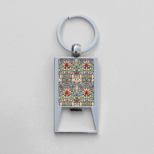 Art Nouveau Keychain Bottle Opener