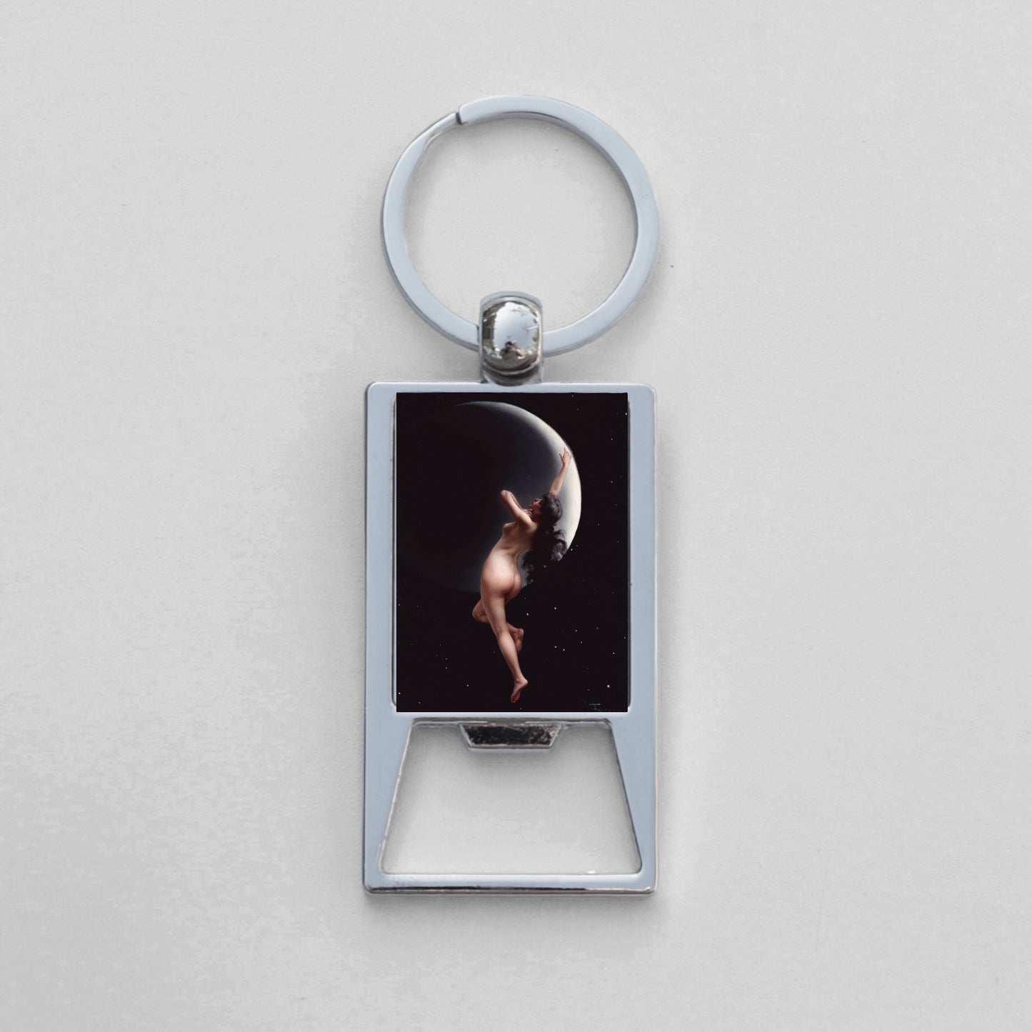 Nude on the Moon Cigarette Keychain Bottle Opener