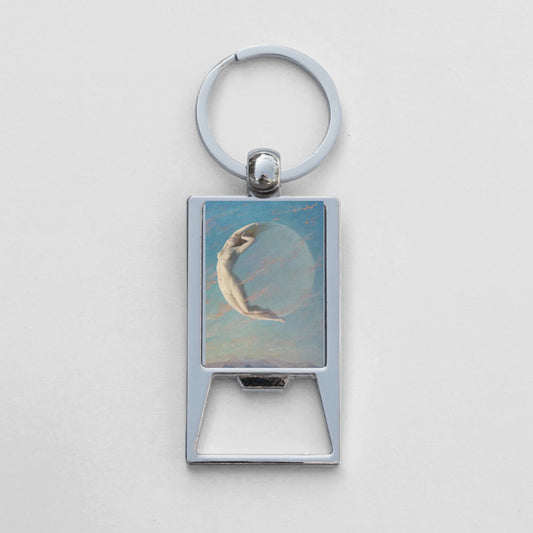 Moon Goddess Keychain Bottle Opener