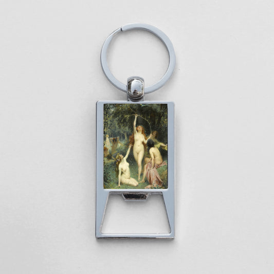 Nymphs in the Forest Keychain Bottle Opener