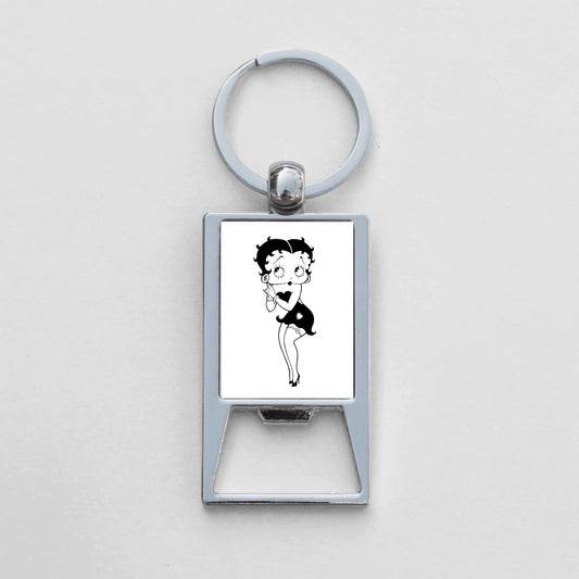 Betty Keychain Bottle Opener